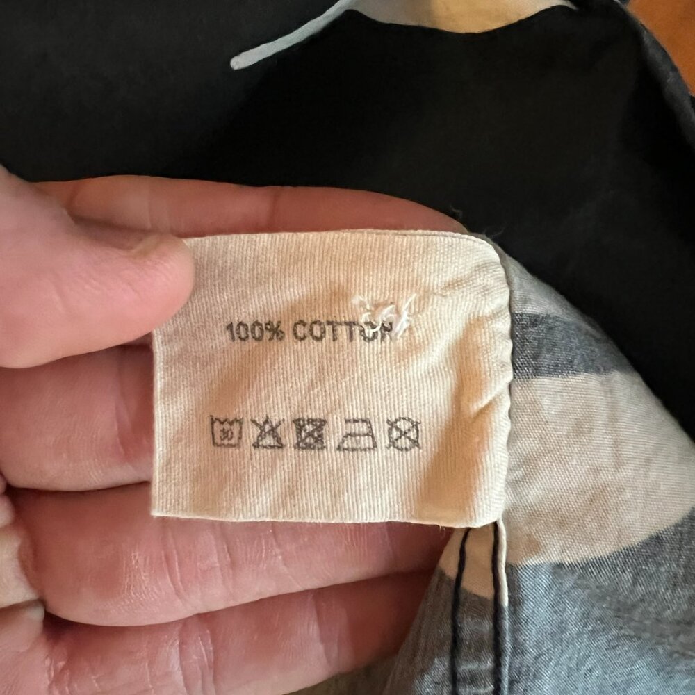 La Paz Alegre Boat Short Sleeve Shirt - Navy Men's Large - Picture 6 of 9